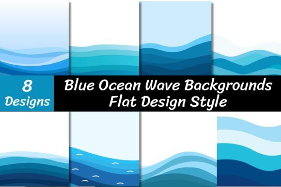 Blue Ocean Wave Backgrounds Vector: A Designer's Guide