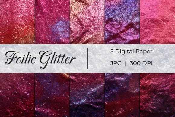 Foilic Glitter Paper Backgrounds: Elevate Your Digital Projects