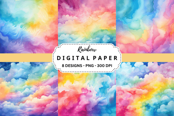 Infuse Vibrancy: The Power of Rainbow Watercolor Backgrounds