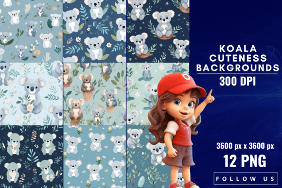 Koala Cuteness Pattern Backgrounds: A Designer's Guide