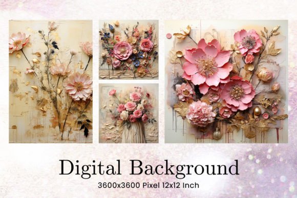 Unleashing Creativity with 3D Pink Flower Backgrounds Wall Art
