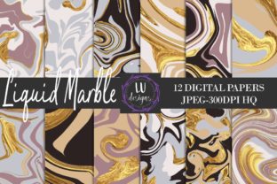 Unveiling the Luxury: Gold Abstract Liquid Marble Backgrounds