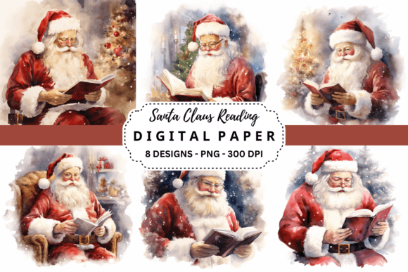 Unwrapping the Magic of Santa Claus Reading Backgrounds